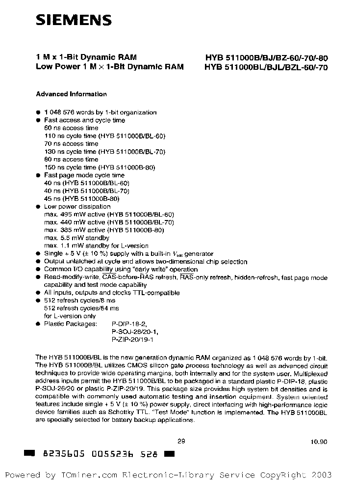 HYB511000BZ-60_3370670.PDF Datasheet