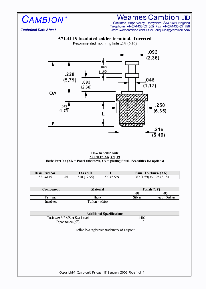 571-4115_3374983.PDF Datasheet