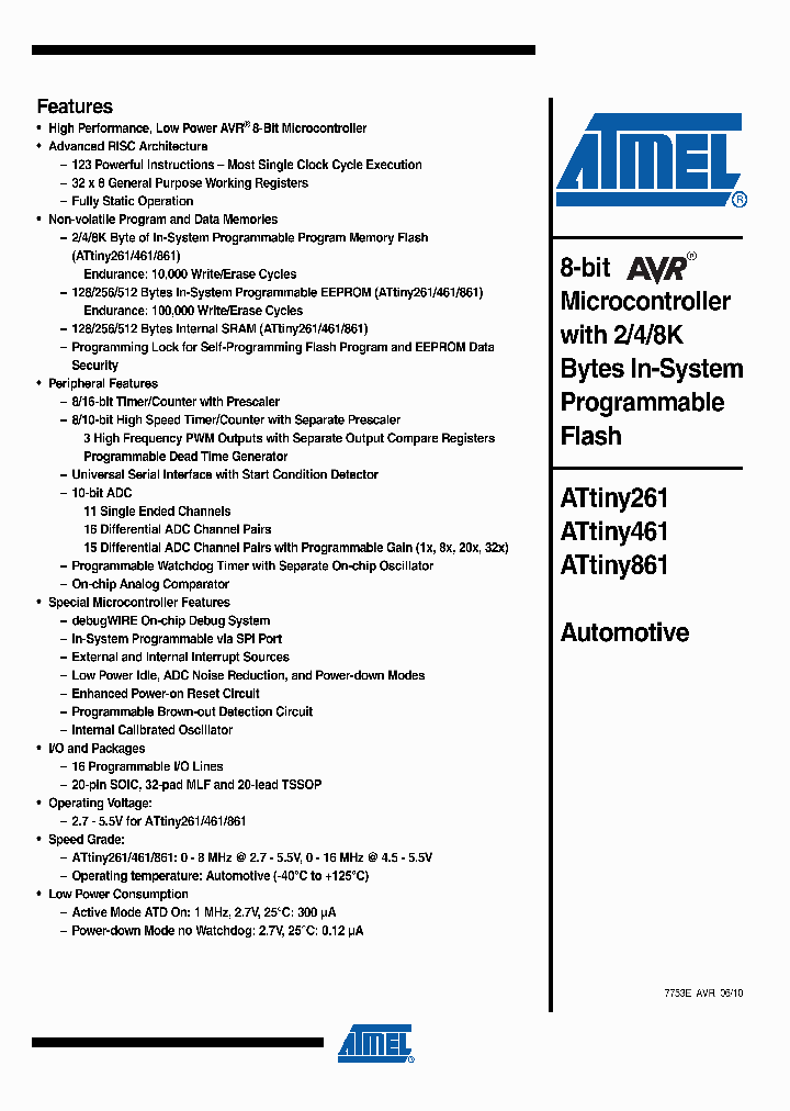 ATMEGA261_3381330.PDF Datasheet