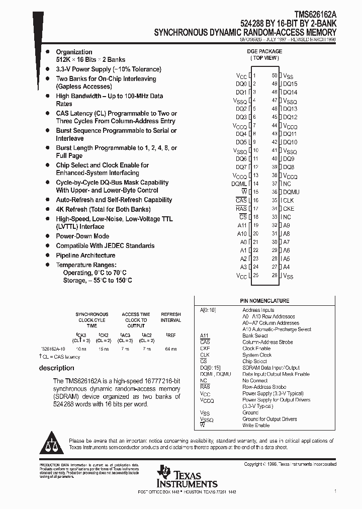 TMS626162A_3384911.PDF Datasheet