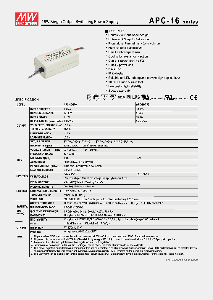 APC-16-350_3384968.PDF Datasheet