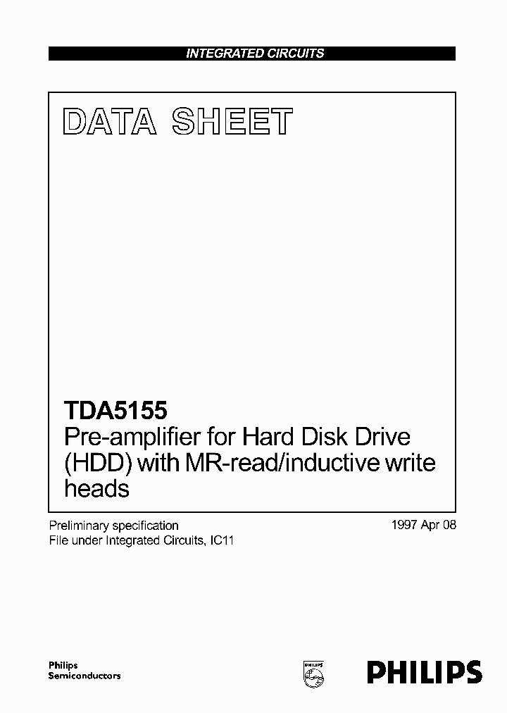 TDA5155X_3406607.PDF Datasheet