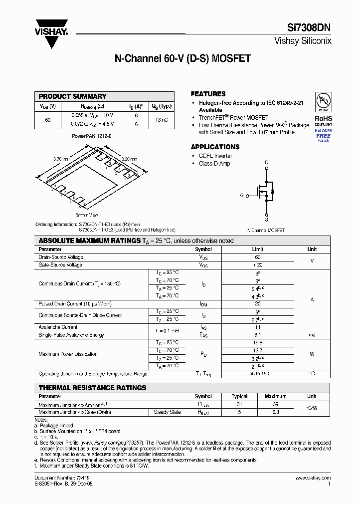 SI7308DN-T1-E3_3420096.PDF Datasheet