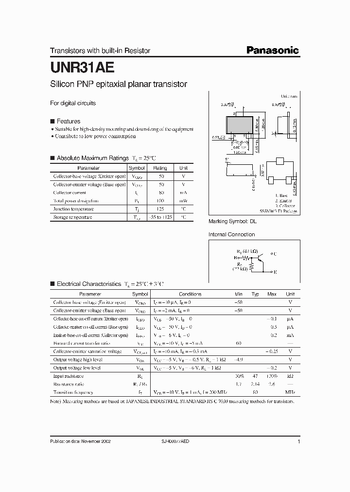 UNR31AE_3427897.PDF Datasheet