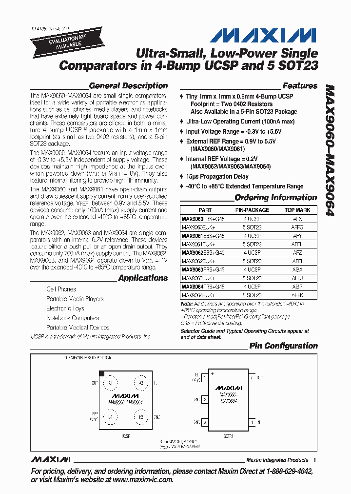 MAX9064EBSG45_3435094.PDF Datasheet