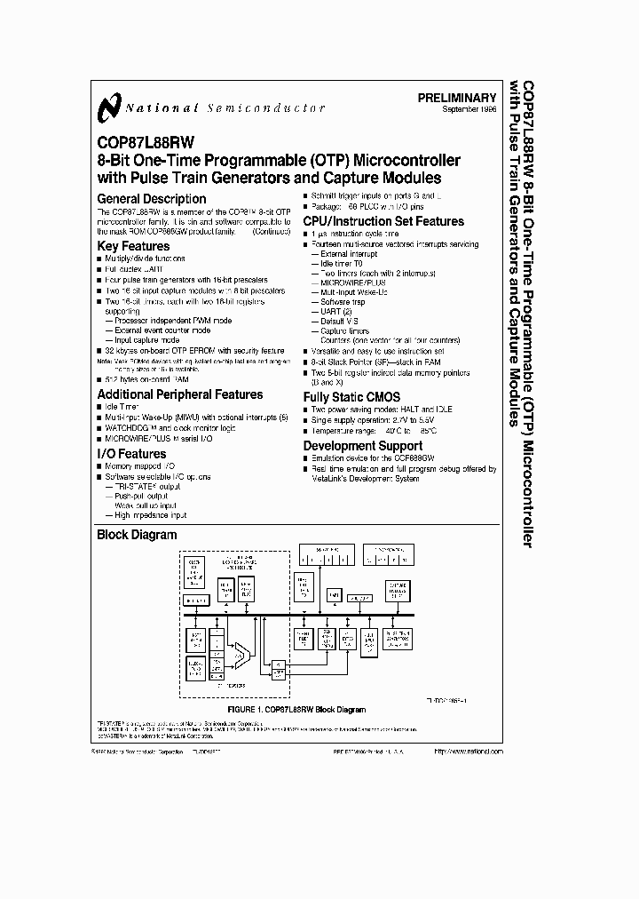 COP87L88RWV-XE_3468970.PDF Datasheet