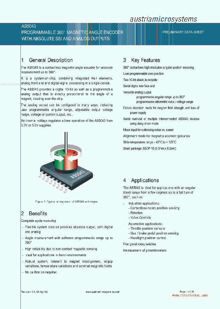 AS5043_3473381.PDF Datasheet