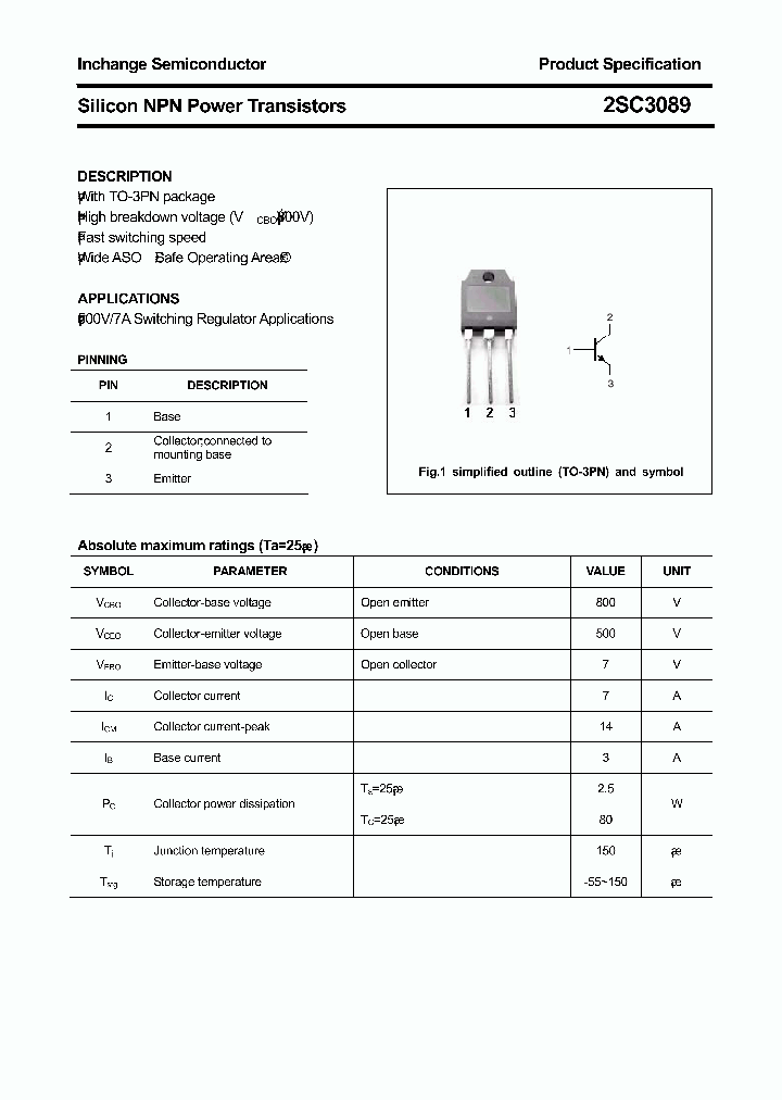 2SC3089_3491256.PDF Datasheet