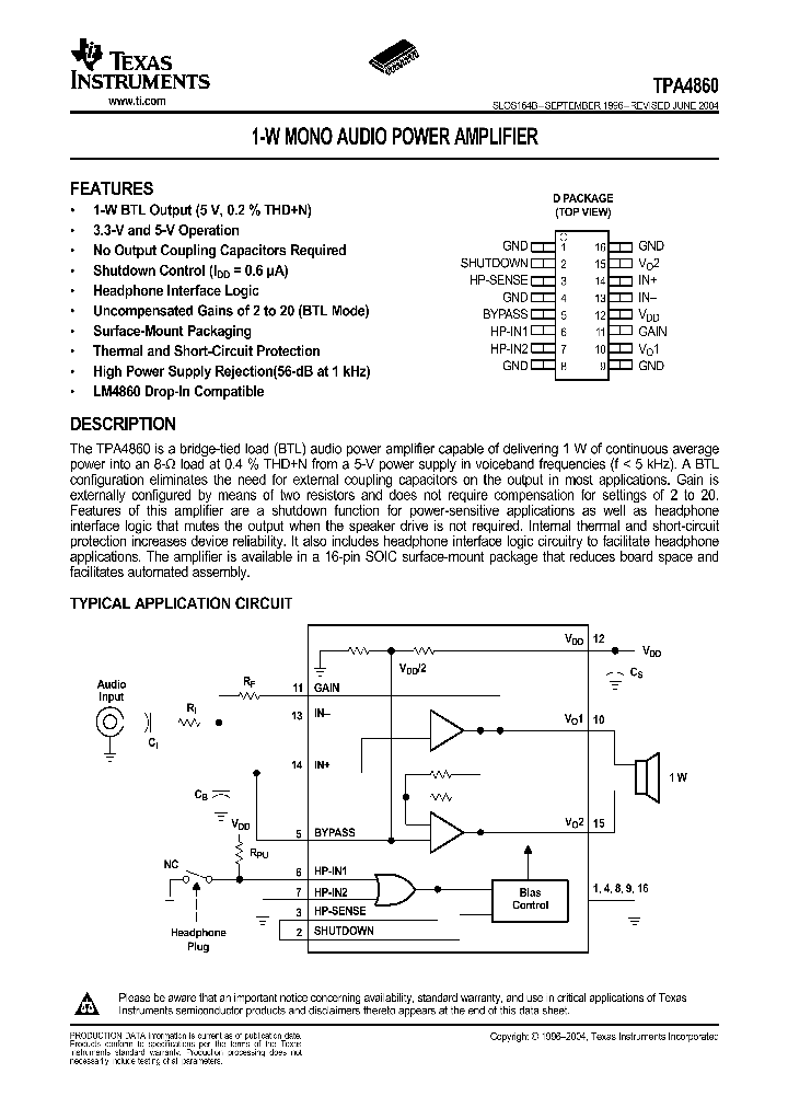 TPA4860_3494979.PDF Datasheet