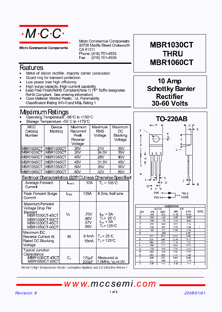 MBR1030CT08_3532358.PDF Datasheet