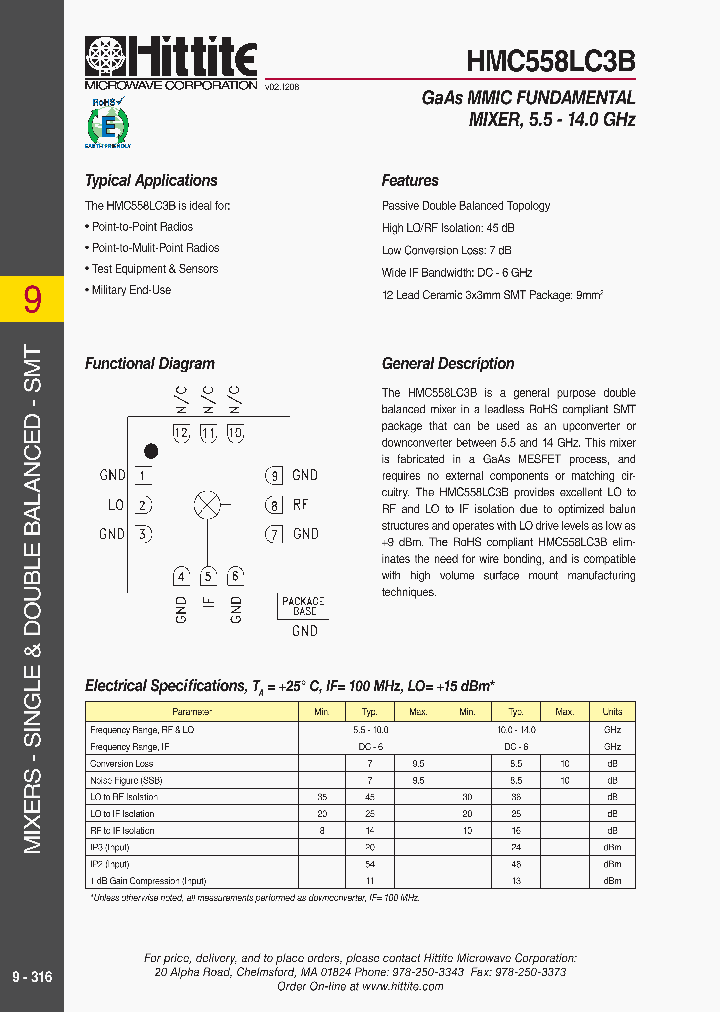 HMC558LC3B_3564313.PDF Datasheet