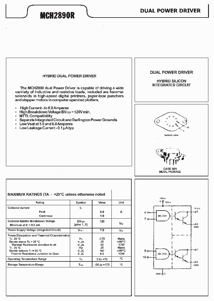 MCH2890R_3614900.PDF Datasheet