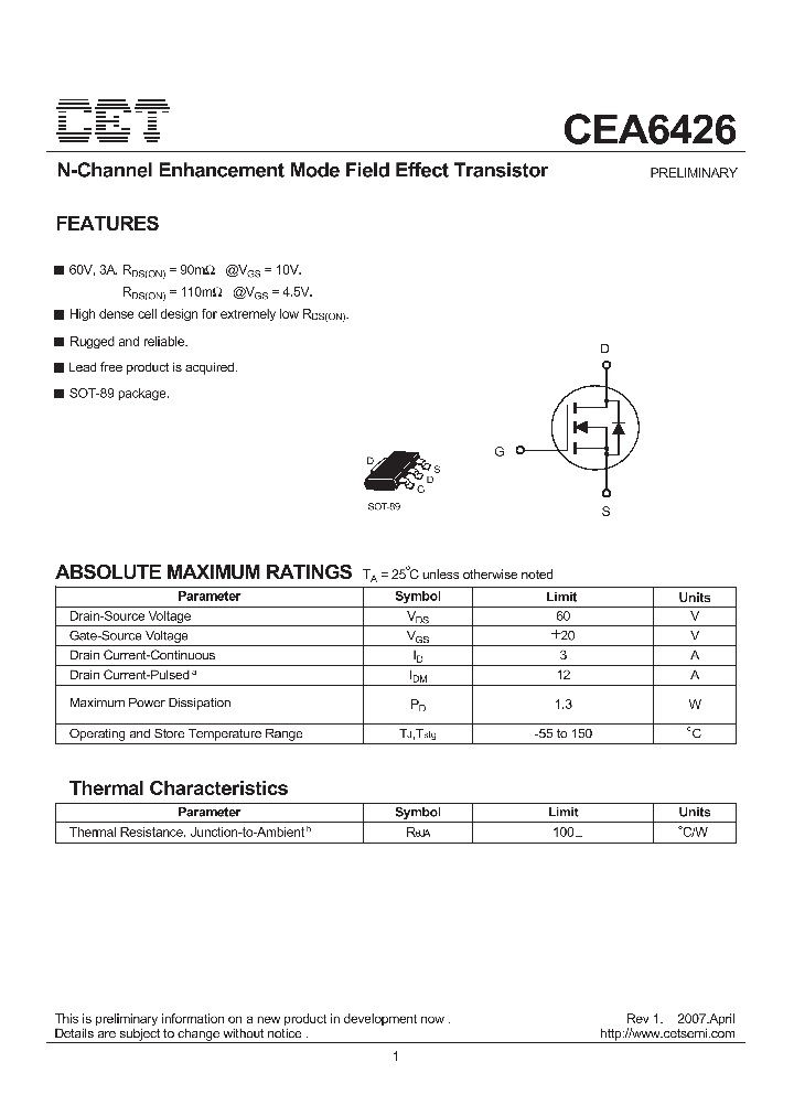 CEA6426_3646505.PDF Datasheet