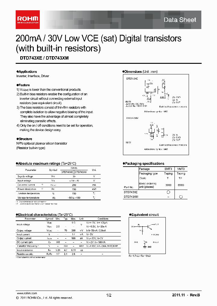 DTD743XE11_3655710.PDF Datasheet