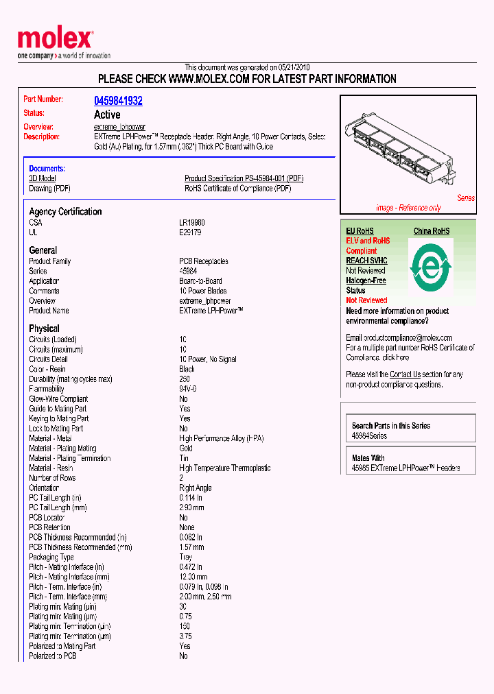 0459841932_3658888.PDF Datasheet