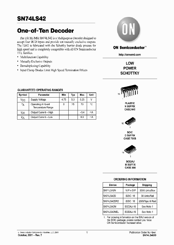 SN74LS42-D_3669399.PDF Datasheet