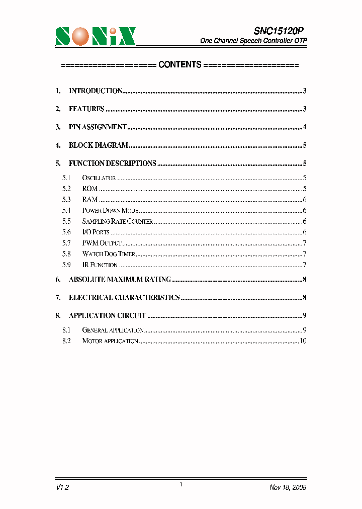 SNC15120P_3671418.PDF Datasheet