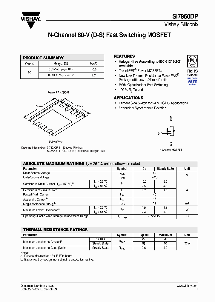 SI7850DP-T1-E3_3674629.PDF Datasheet