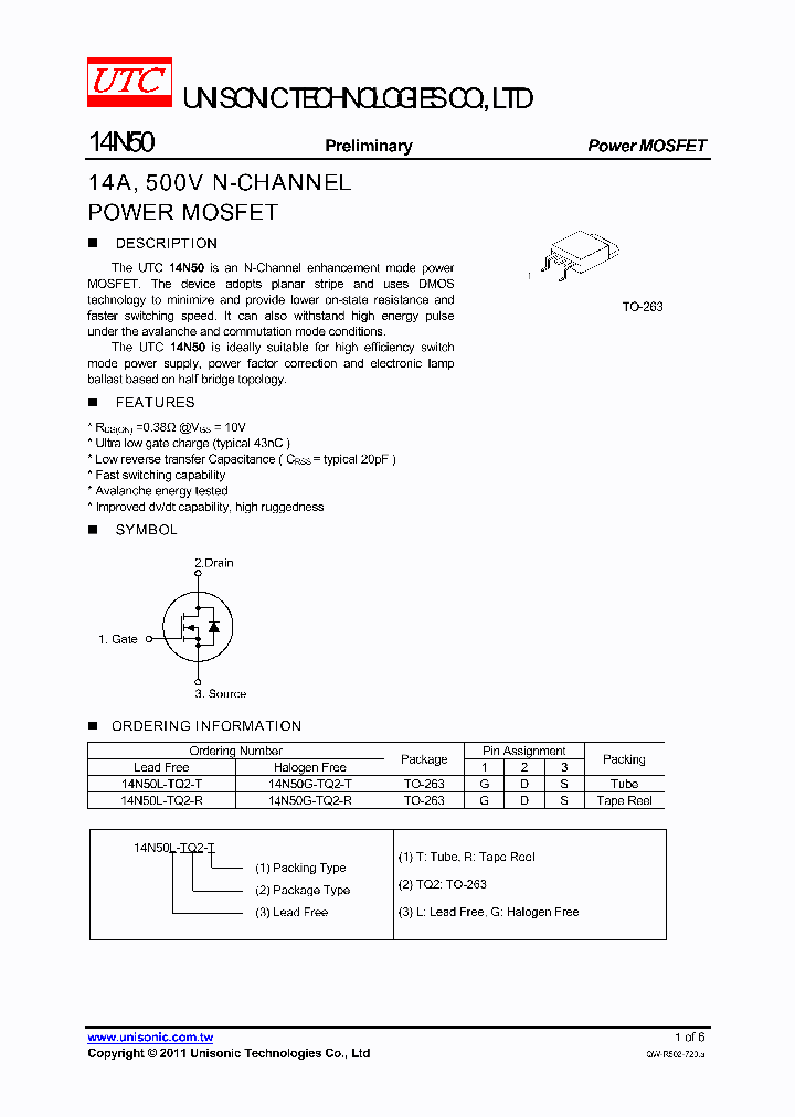 14N50_3676434.PDF Datasheet