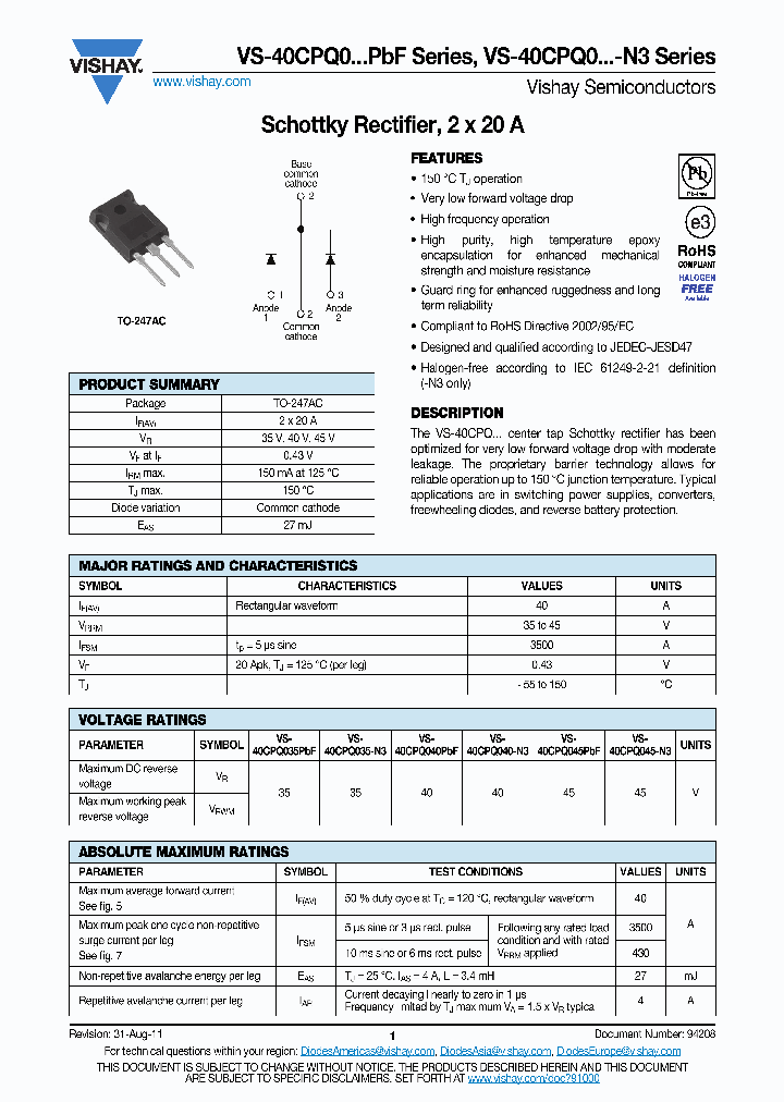 40CPQ035-N3_3676920.PDF Datasheet