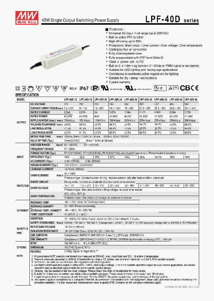 LPF-40D-12_3695627.PDF Datasheet