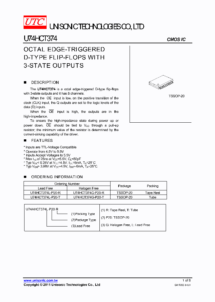 U74HCT374L-P20-R_3702331.PDF Datasheet