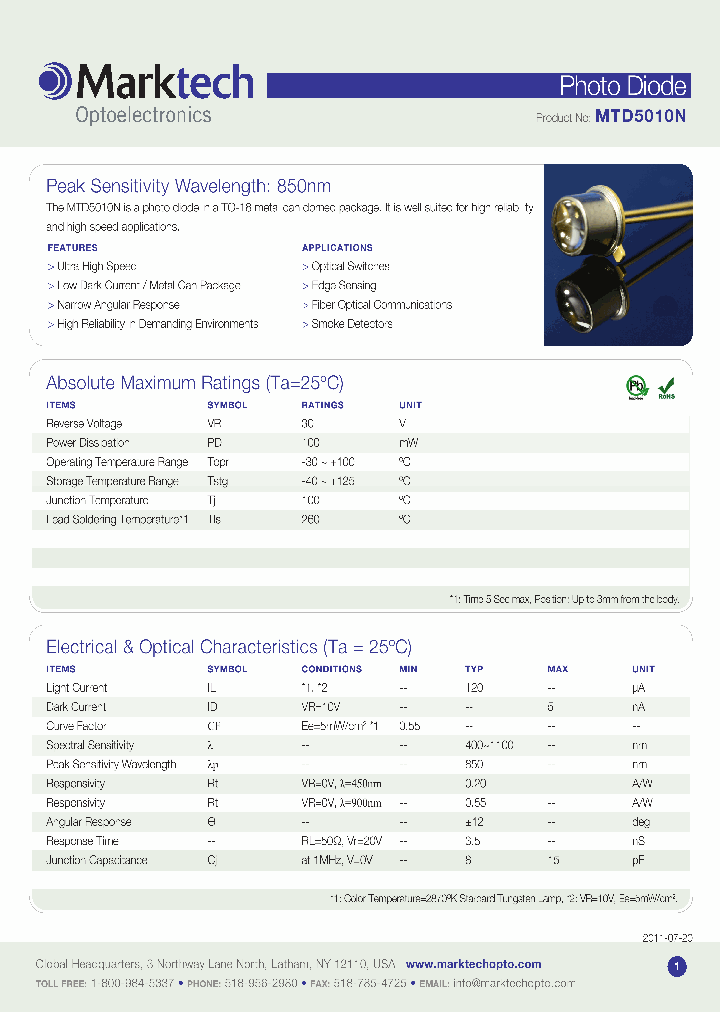 MTD5010N_3721263.PDF Datasheet