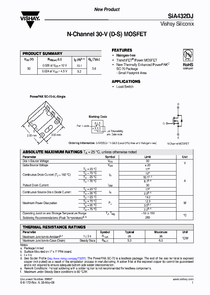 SIA432DJ-T1-GE3_3786573.PDF Datasheet