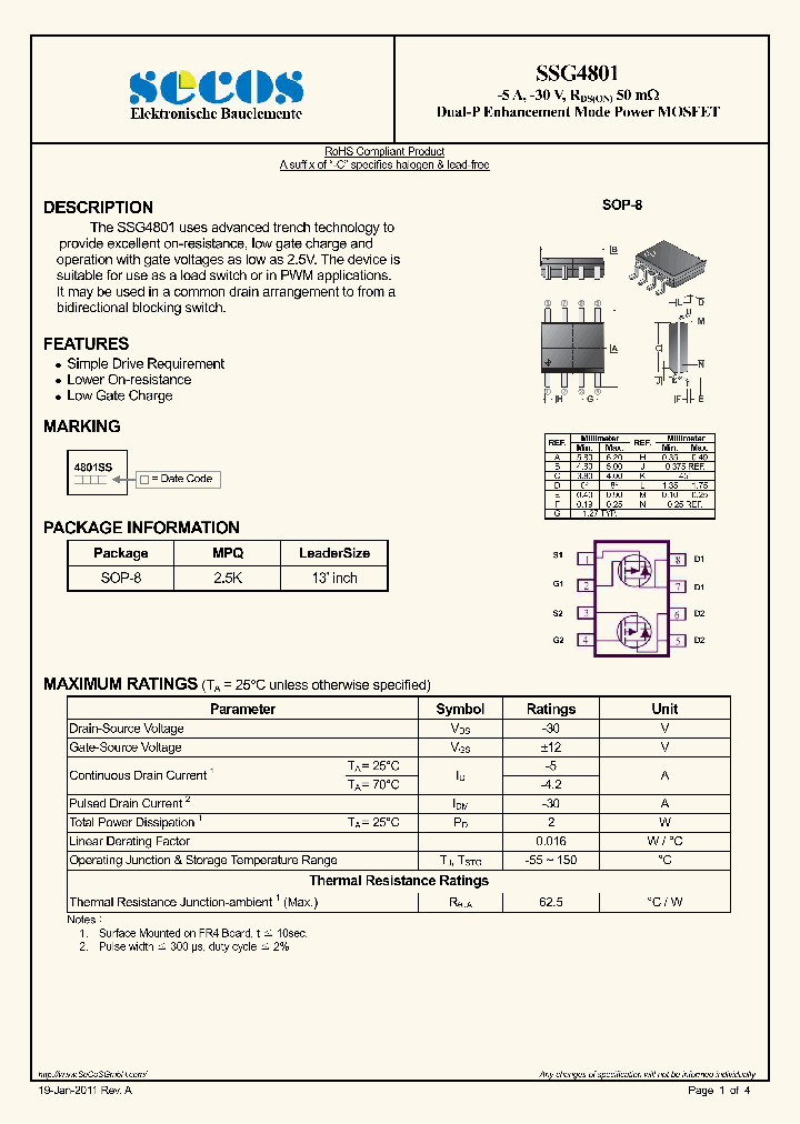 SSG4801_3807962.PDF Datasheet