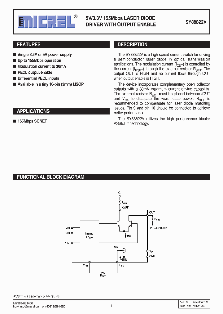 SY88822VKG_3749285.PDF Datasheet