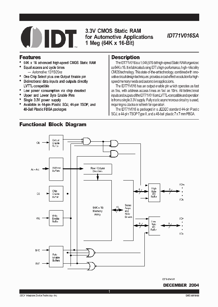 IDT71V016SA12YG18_3750801.PDF Datasheet