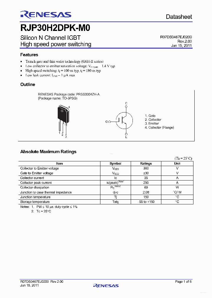 RJP30H2DPK-M0_3834477.PDF Datasheet