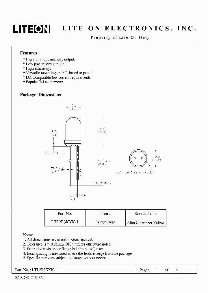 LTL-2R3KYK-1_3753402.PDF Datasheet