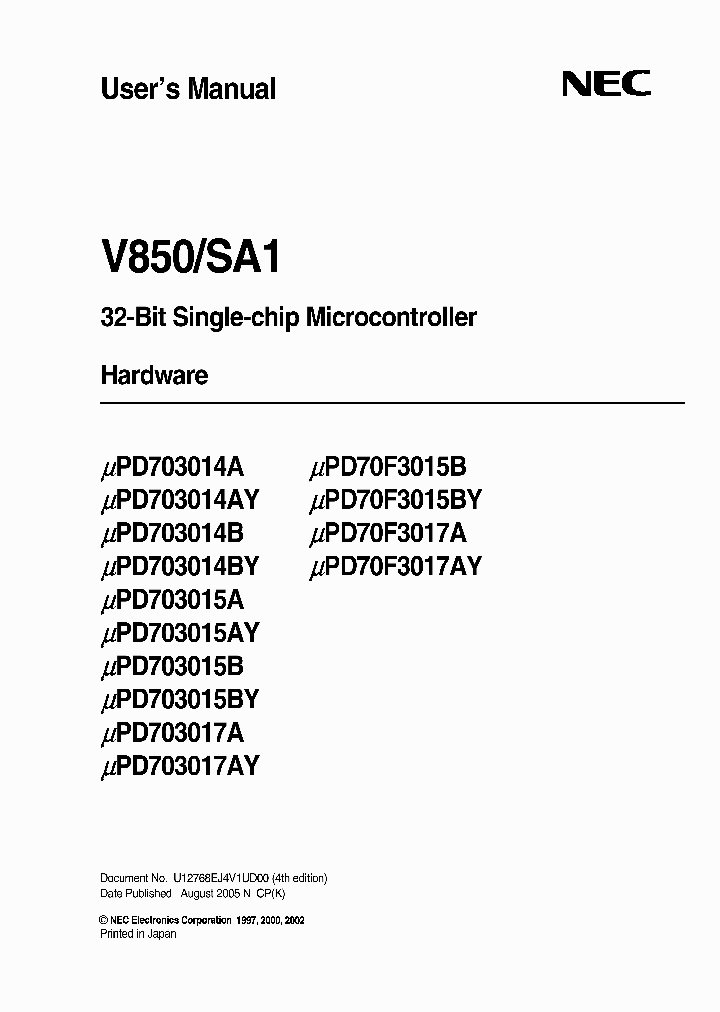 UPD70F3017AYF1-EA6-A_3754413.PDF Datasheet