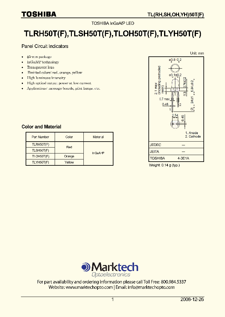 TLRH50TFF_3847942.PDF Datasheet