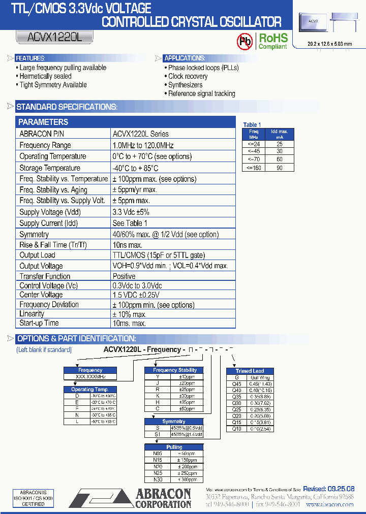 ACVX1220L-001000MHZ-F-N30-Q35_3764803.PDF Datasheet