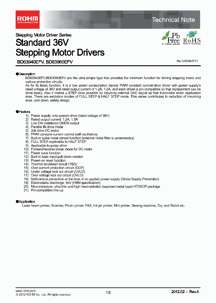 BD63940EFV_3952115.PDF Datasheet