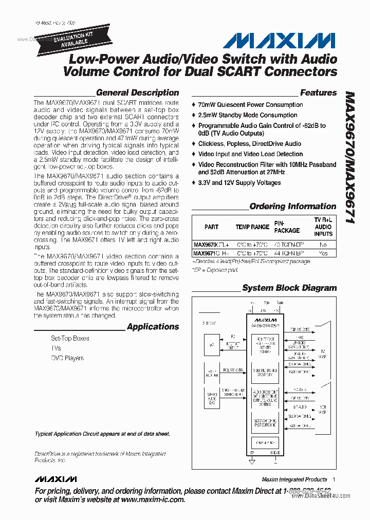 MAX9670_3960227.PDF Datasheet