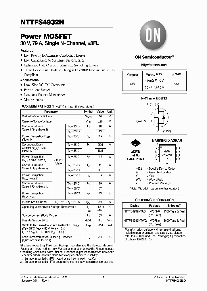 NTTFS4932NTAG_3783389.PDF Datasheet