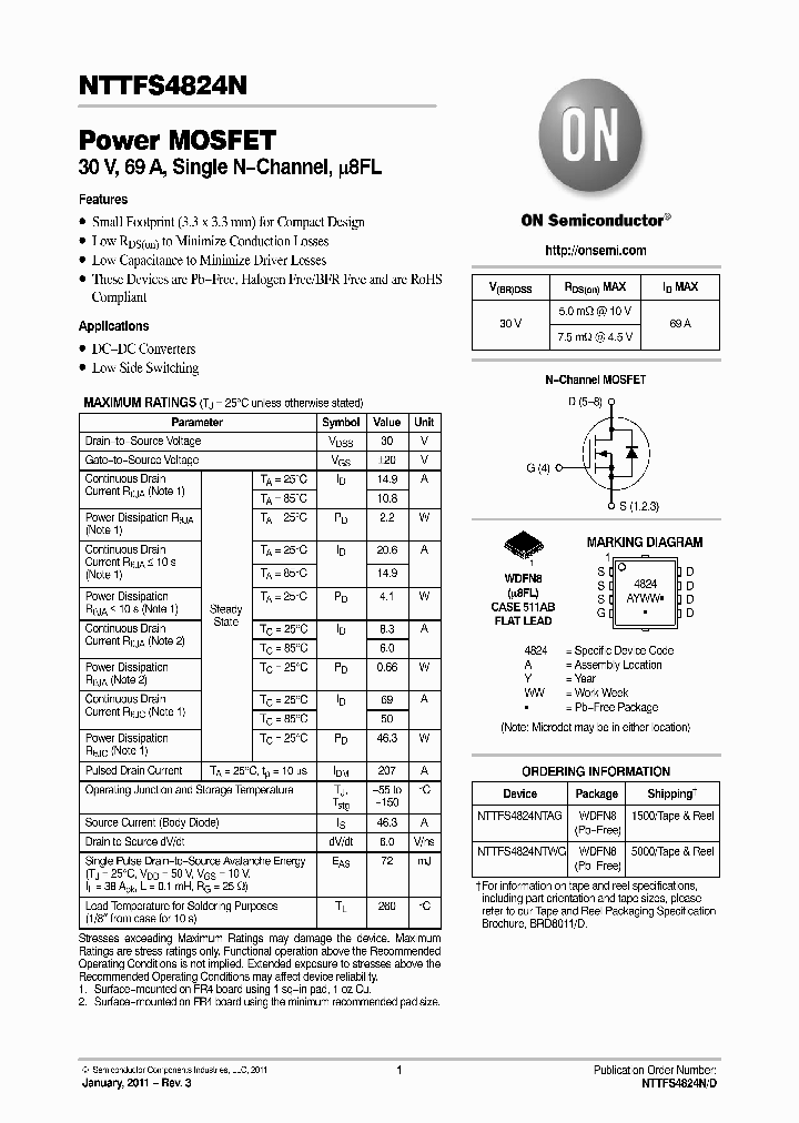 NTTFS4824NTAG_3783383.PDF Datasheet