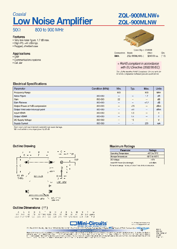 ZQL-900MLNW_3783691.PDF Datasheet