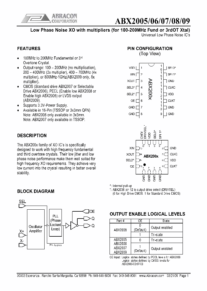 ABX2005OC-T_3790147.PDF Datasheet
