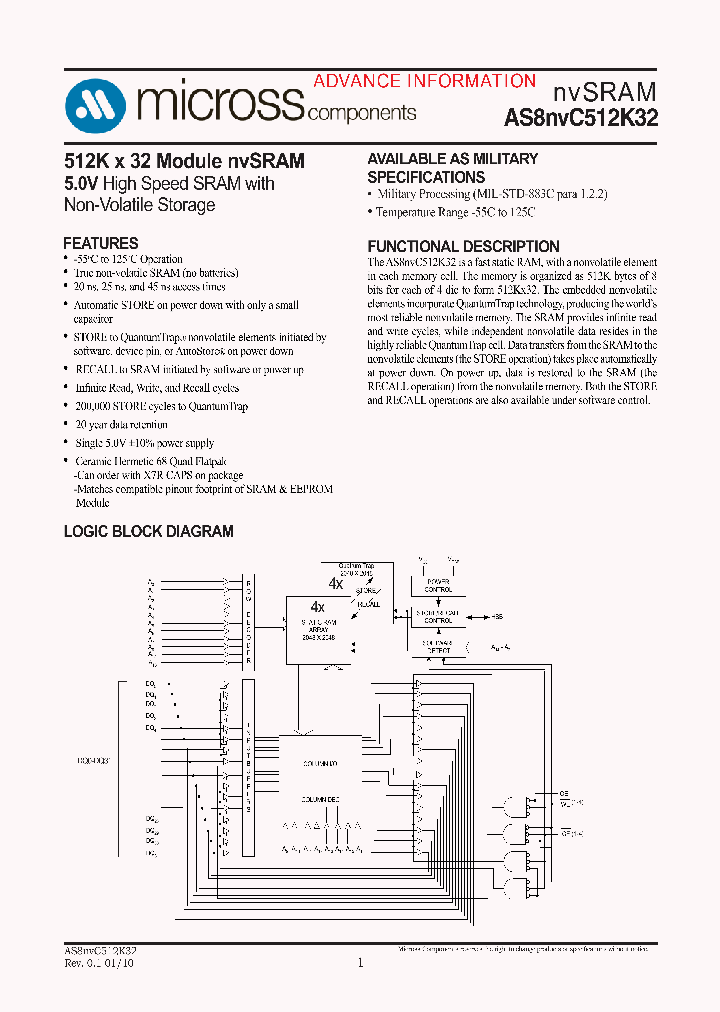 AS8NVC512K32QC-45XT_3792866.PDF Datasheet