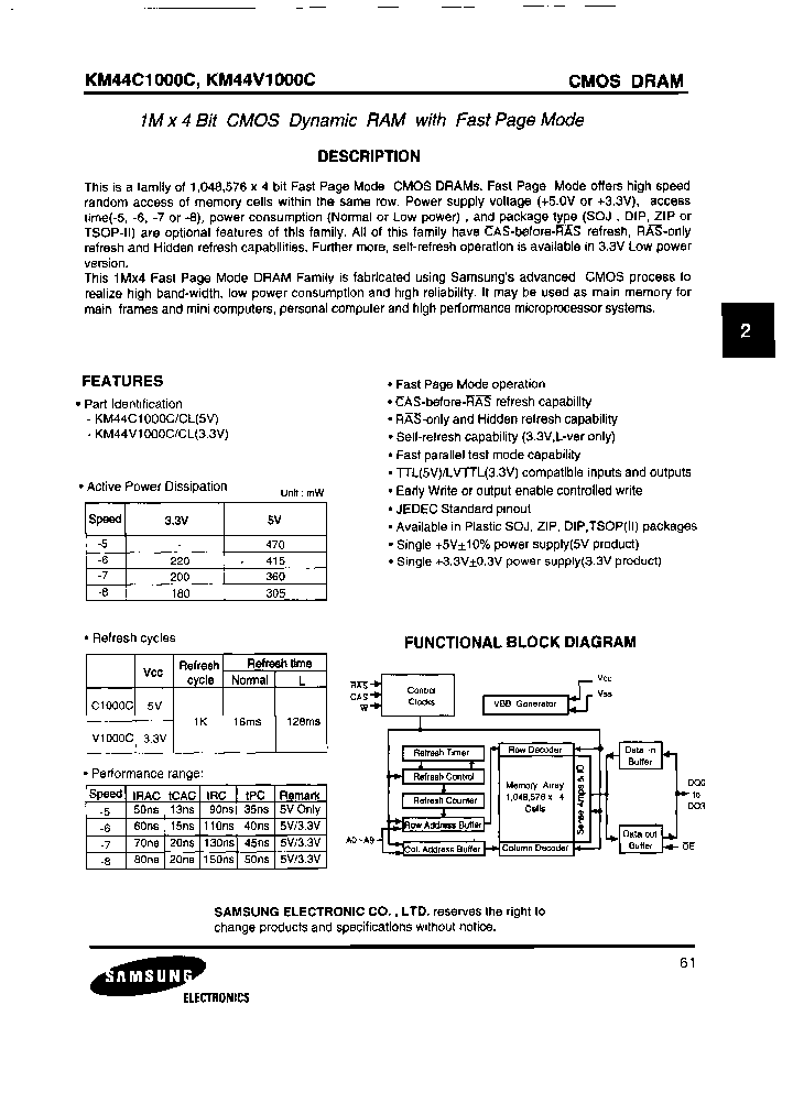 KM44C1000CLP-6_3793451.PDF Datasheet
