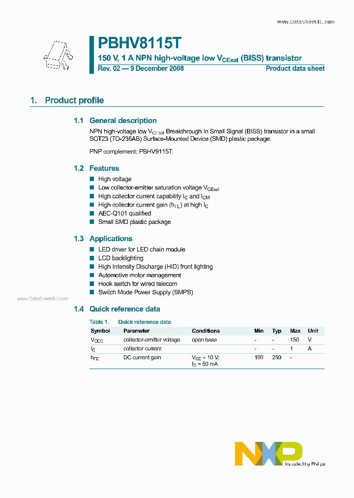 PBHV8115T_4033424.PDF Datasheet