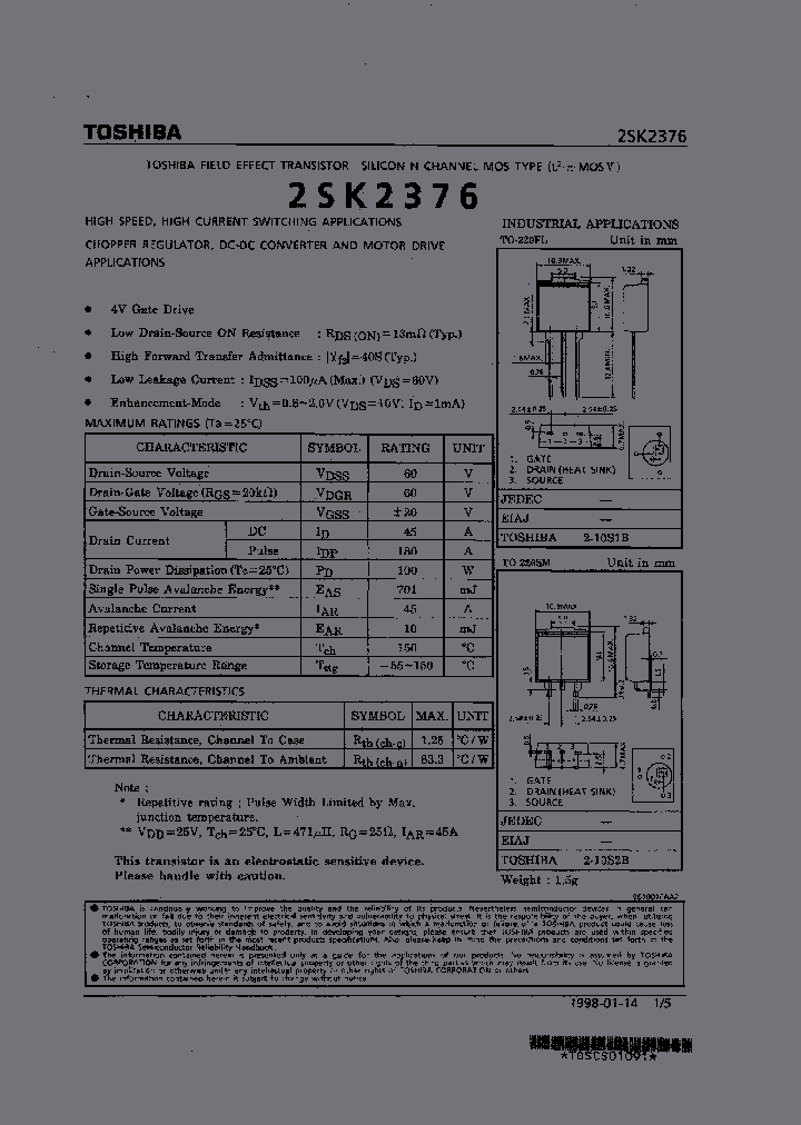 2SK2376TO-220FL_3797304.PDF Datasheet