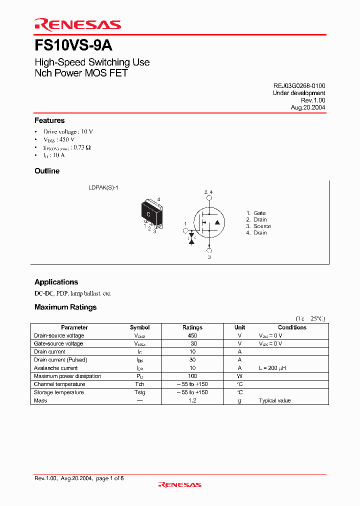 FS10VS-9A_4043064.PDF Datasheet