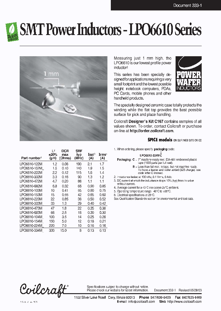 LPO6610-103MB_3813417.PDF Datasheet