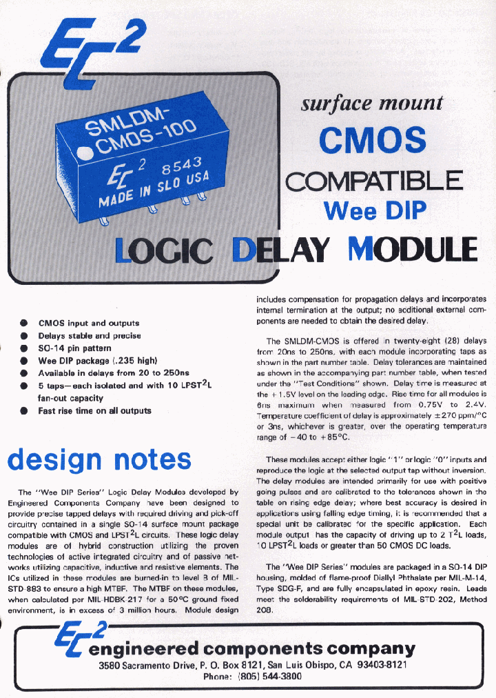 SMLDM-CMOS-85_3815535.PDF Datasheet