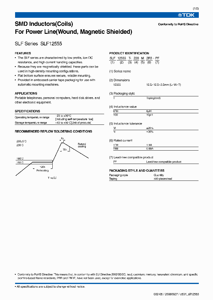 SLF12555T-102MR34-PF_3822532.PDF Datasheet